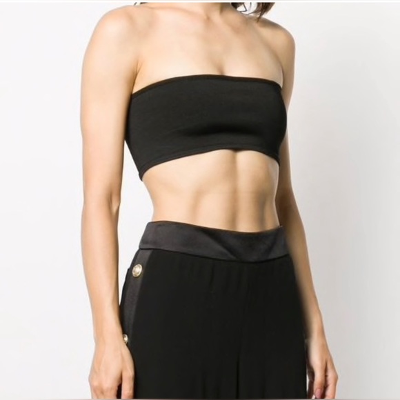 NWT Balmain Zipper Back Bandeau - Picture 2 of 4